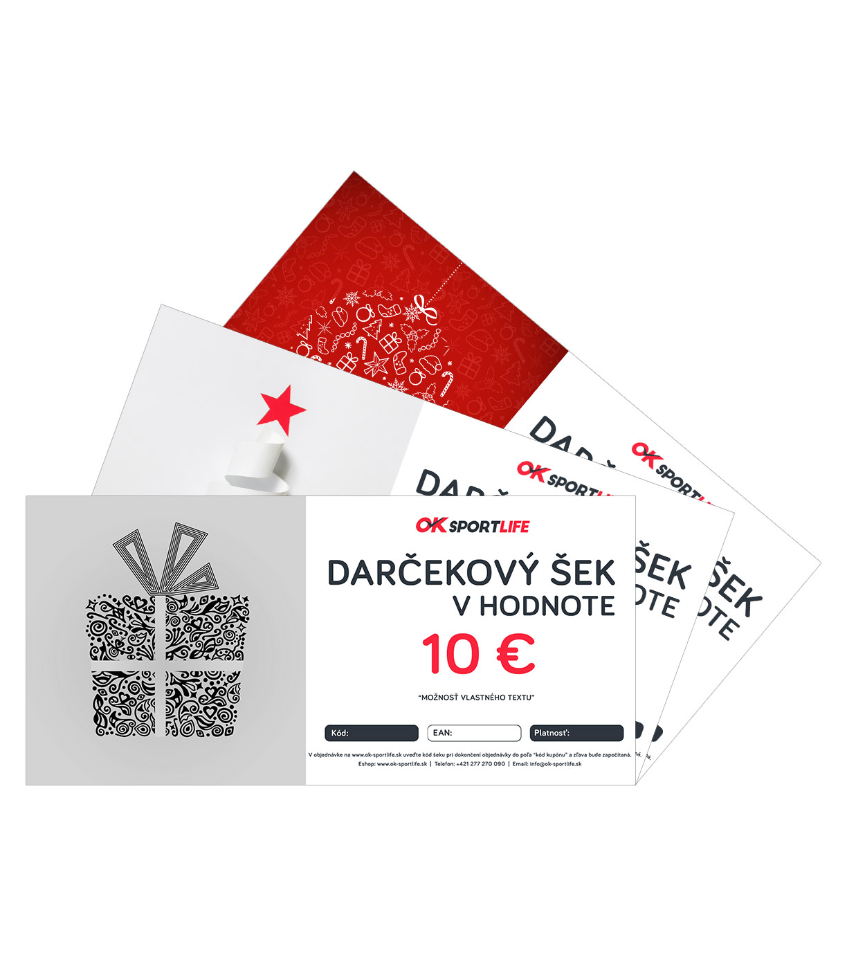 Darčekový šek - motív VIANOCE