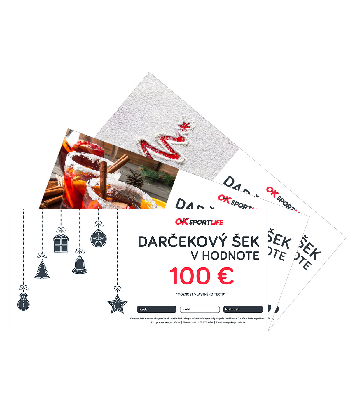 Darčekový šek - motív VIANOCE