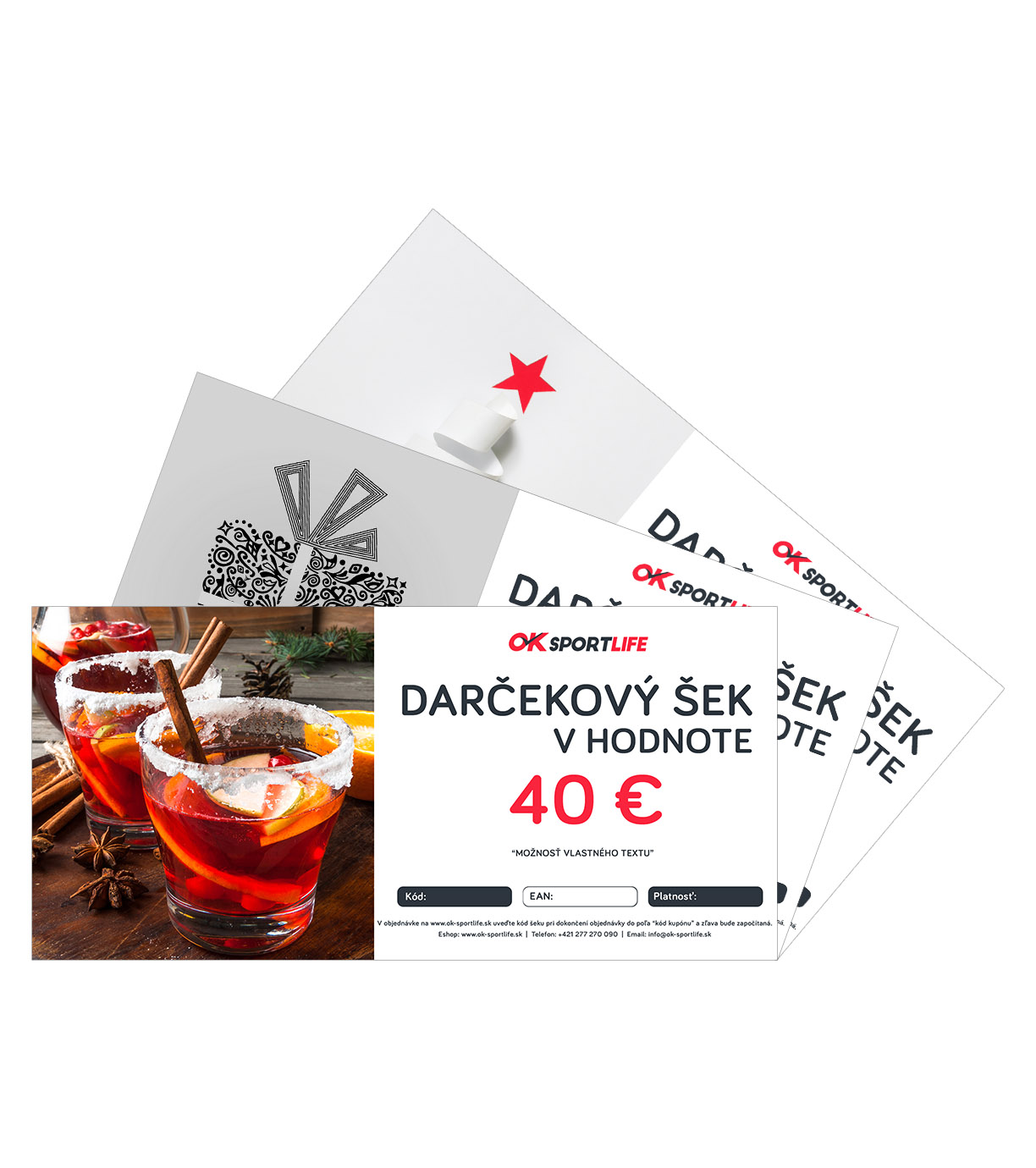 Darčekový šek - motív VIANOCE
