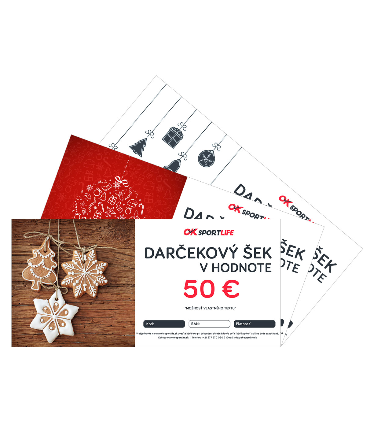 Darčekový šek - motív VIANOCE