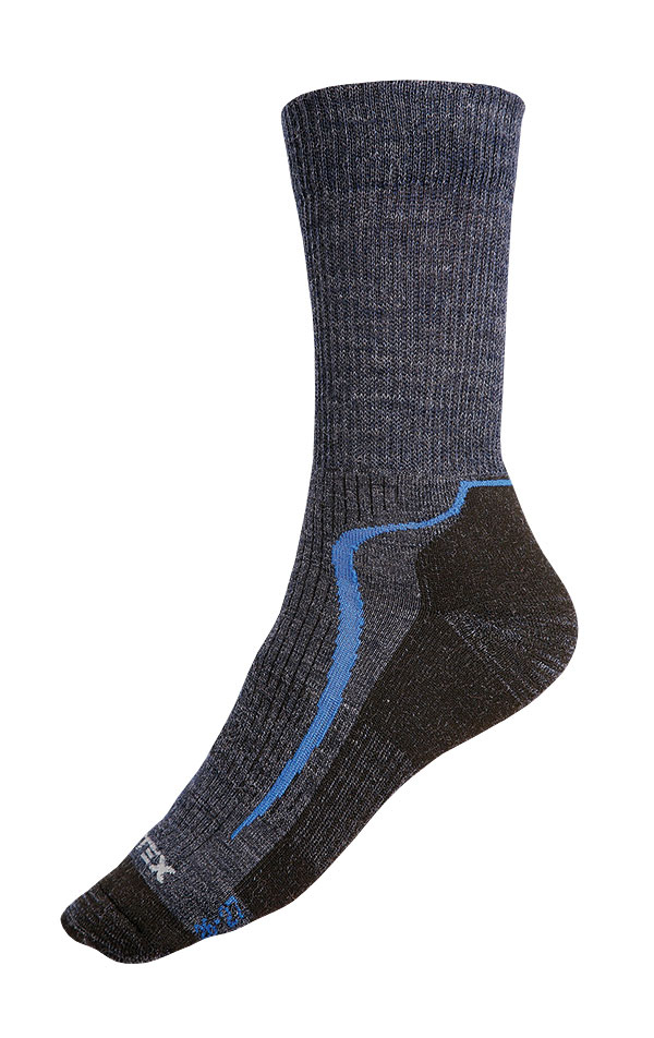 Unisex vlněné ponožky 9A030 LITEX modrá