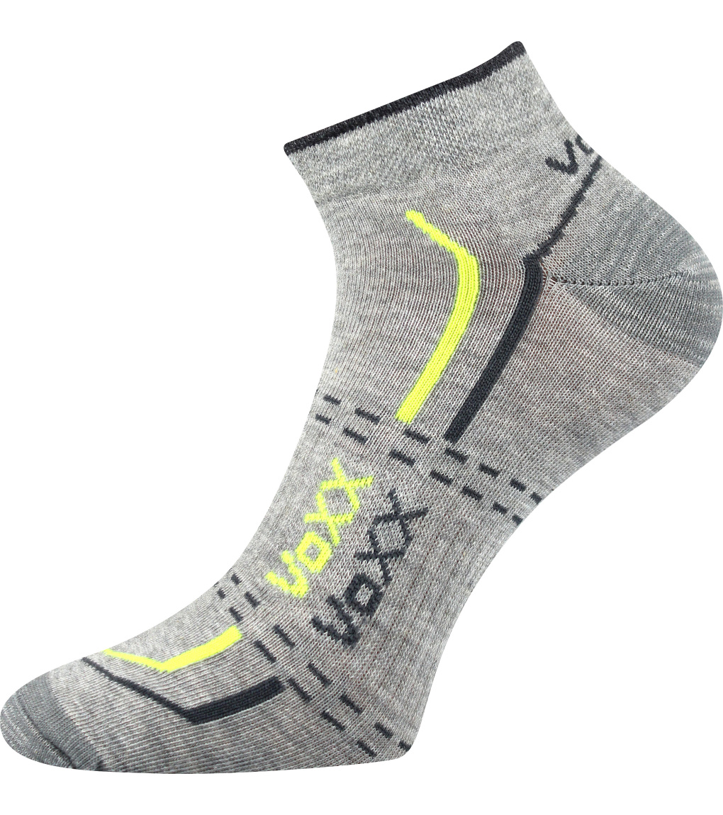 Unisex športové ponožky - 1 pár Rex 11 Voxx svetlo šedá melé