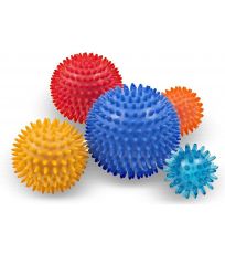 Masážna loptička ježko s bodlinkami - 10 cm Igel Ball YATE modrý