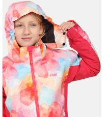 Dievčenská lyžiarska bunda SAMARA-JG KILPI Ružová