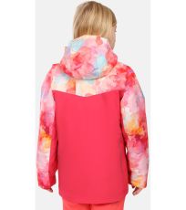 Dievčenská lyžiarska bunda SAMARA-JG KILPI Ružová