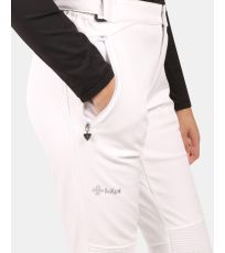 Dámske softshellové lyžiarske nohavice DIONE-W KILPI Biela