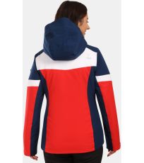 Dámska lyžiarska bunda - väčšej veľkosti VALERA-W KILPI Červená