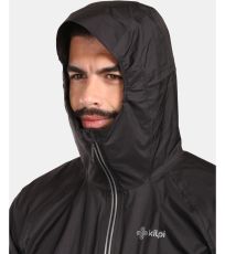 Pánska hardshellová bunda HURRICANE-M KILPI Čierna