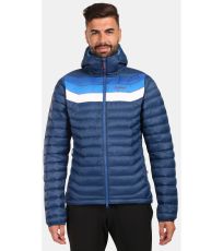 Pánska páperová bunda PYRAMIDEN-M KILPI Tmavomodrá