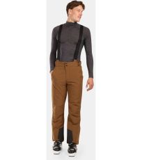 Pánske lyžiarske nohavice MIMAS-M KILPI Hnedá