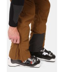 Pánske softshellové lyžiarske nohavice RHEA-M KILPI Hnedá