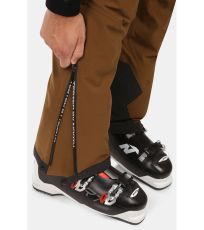 Pánske lyžiarske nohavice - väčšej veľkosti METHONE-M KILPI Hnedá