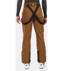 Pánske lyžiarske nohavice - väčšej veľkosti MIMAS-M KILPI Hnedá