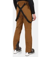 Pánske softshellové lyžiarske nohavice - väčšej veľkosti RHEA-M KILPI Hnedá