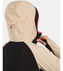 Dámska softshell bunda BALEO-W KILPI Béžová
