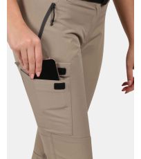 Dámske outdoorové nohavice - väčšej veľkosti BELVELA-W KILPI Kaki