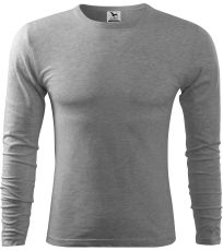 Pánske tričko FIT-T Long Sleeve Malfini tmavo šedý melír