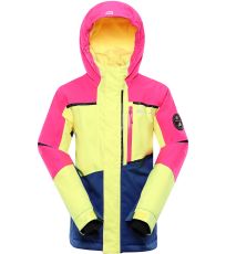 Detská lyžiarska bunda MELEFO ALPINE PRO nano yellow