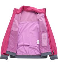 Detská softshell bunda TYCHO ALPINE PRO fuchsia