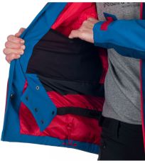 Pánska lyžiarska bunda EARL NORTHFINDER čierna biela