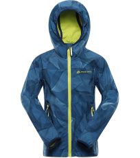 Detská softshell bunda HOORO ALPINE PRO vallarta blue