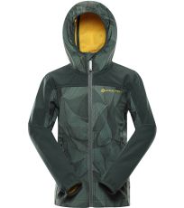 Detská softshell bunda HOORO ALPINE PRO loden frost