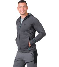Pánska funkčná mikina ETHAN HOODY HANNAH anthracite mel