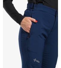 Dámske lyžiarske softshellové nohavice RHEA-W KILPI Tmavomodrá