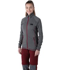 Dámska outdoorová mikina TAUER-W KILPI Tmavosivá