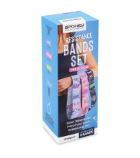 Súprava 3 posilňovacích textilných gúm THE BLOOM BAND SET Spokey 