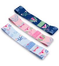 Súprava 3 posilňovacích textilných gúm THE BLOOM BAND SET Spokey 