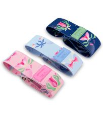 Súprava 3 posilňovacích textilných gúm THE BLOOM BAND SET Spokey 