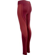 Dámske bezšvíkové termo spodky YORU KLIMATEX Vínová/terakota