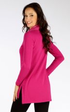 Dámsky rolák 7F111 LITEX tmavo ružová