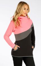 Dámska fleece mikina s kapucňou 7F254 LITEX