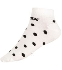 Dizajnové ponožky nízke 9A021 LITEX Biela
