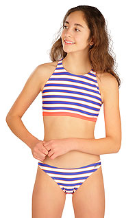 Dievčenské plavky športový top 6B464 LITEX
