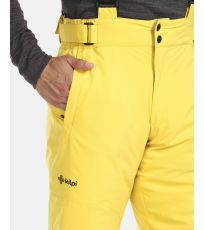 Pánske lyžiarske nohavice MIMAS-M KILPI Žltá
