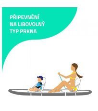 Sedačka pre paddleboard MAXIM de luxe YATE čierna
