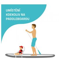 Sedačka pre paddleboard MAXIM de luxe YATE čierna