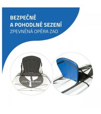 Sedačka pre paddleboard MAXIM de luxe YATE čierna