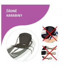 Sedačka pre paddleboard MAXIM de luxe YATE čierna