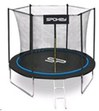 Trampolína 305 cm - čierno-modrá JUMPER III Spokey