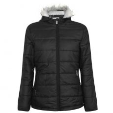 Dámska zimná bunda Hooded Lee Cooper Black