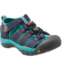 Detské sandále Newport H2 Jr KEEN hawaiian blue/green glow