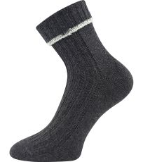 Dámske merino pletené ponožky Civetta Voxx antracit melé