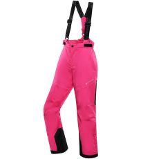 Detské lyžiarske nohavice s PTX membránou OSAGO ALPINE PRO pink glo