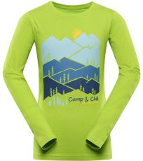 Detské tričko s dlhým rukávom ECCO ALPINE PRO lime green