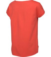 Dámske bavlnené triko BAZALA LOAP červená