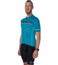 Pánsky cyklistický dres TINO-M KILPI Tyrkysová